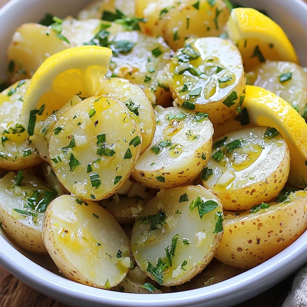 Knoblauch Kräuter schneller Kartoffelsalat Rezept