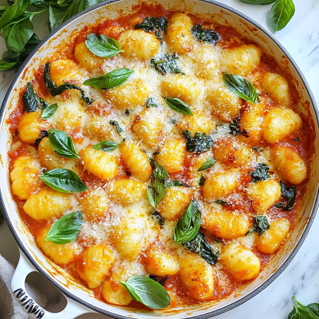 Creamy Tomato Gnocchi Skillet Einfaches Rezept