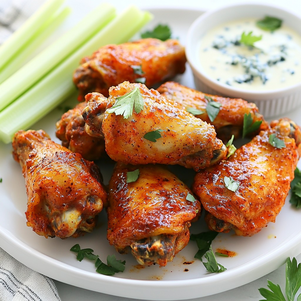 Würzige Cajun-Hühnchenflügel Einfach lecker zubereiten