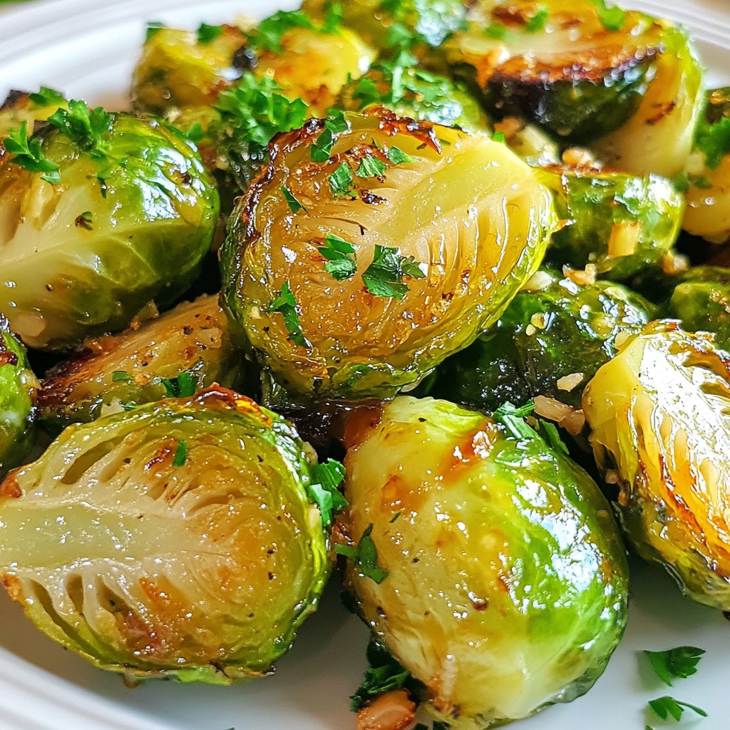 Honig-Knoblauch-Röstbrüsseln Einfach & Lecker Genießen