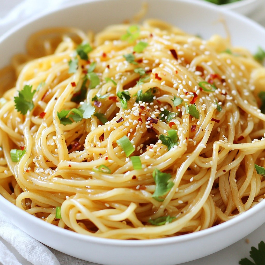 Spicy Garlic Butter Noodles Einfache und köstliche Idee
